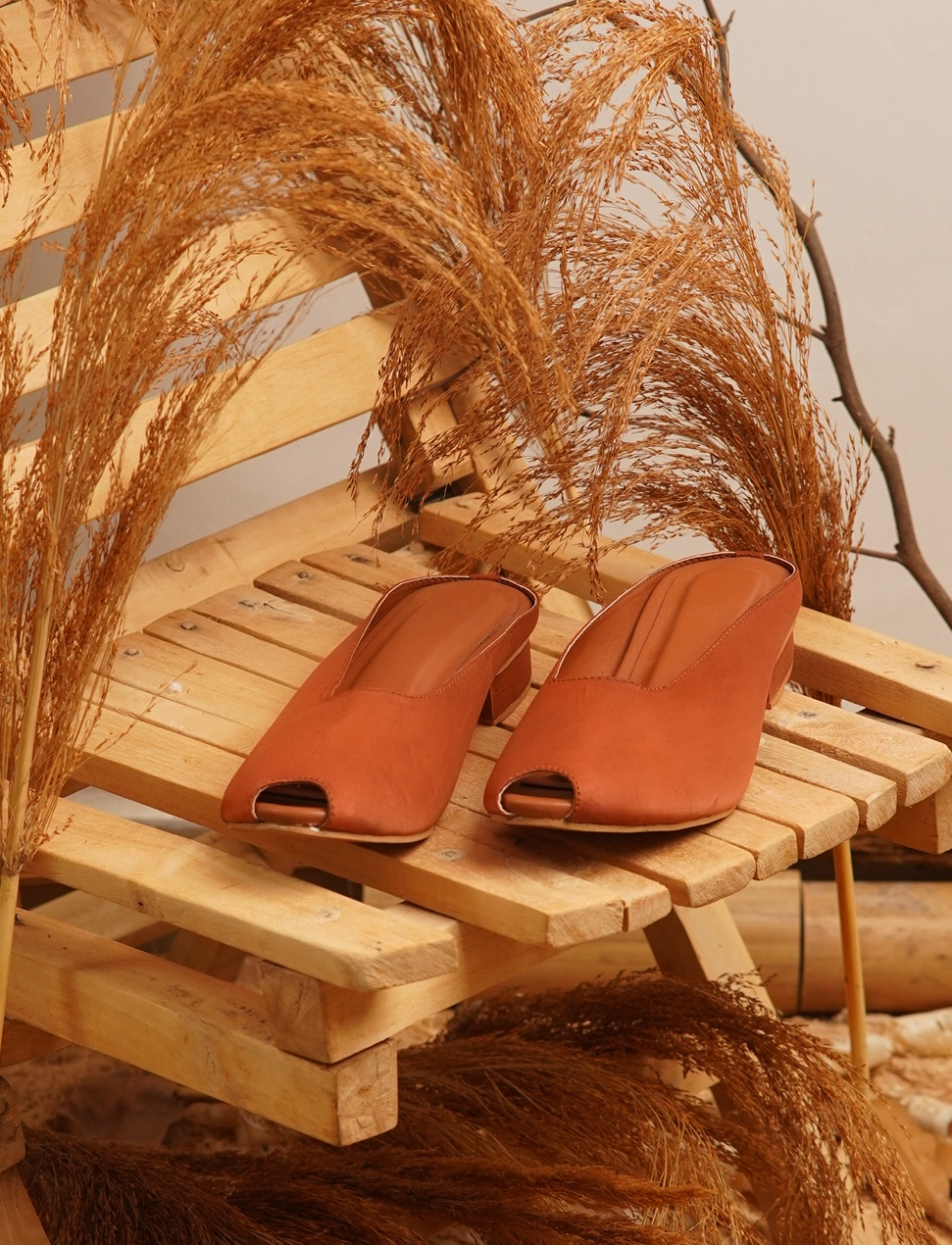 Itunu Satin Peep Toe